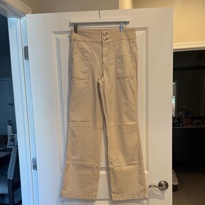 White House Black Market Tan Boot Cut Pants